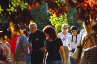 Útban a Chimay-töltött tojás-kóstoló asztalhoz